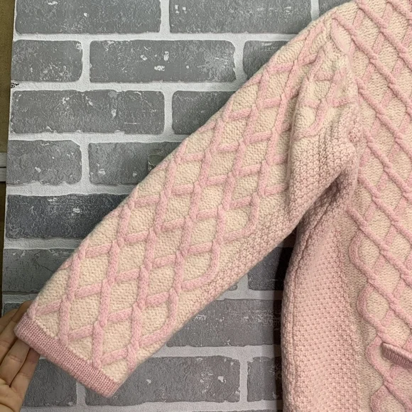 Aran Crafts 100% Merino Wool Cardigan XL Made in Ireland. - Picture 6 of 9